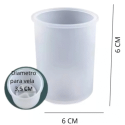 Porta Velas Individual 6 X 6 Cm