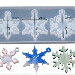 Nieve por tres (copos)