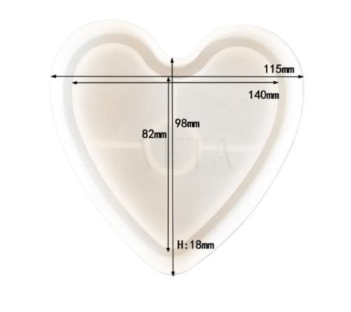 Posa vaso corazón - Image 2